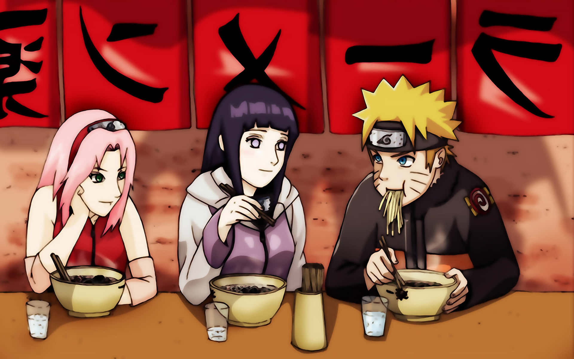 Enjoy a bowl of "Naruto Ramen" – the delectable ramen dish inspired by one of the greatest Anime shows. Wallpaper