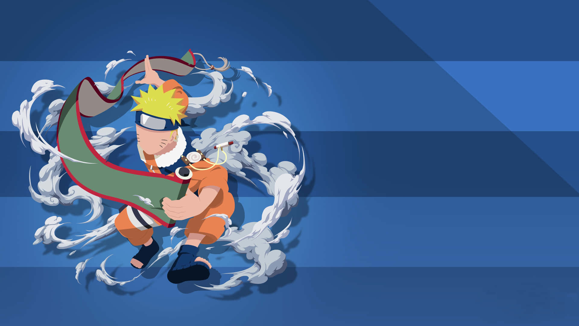Naruto Rasengan Blue Background Wallpaper