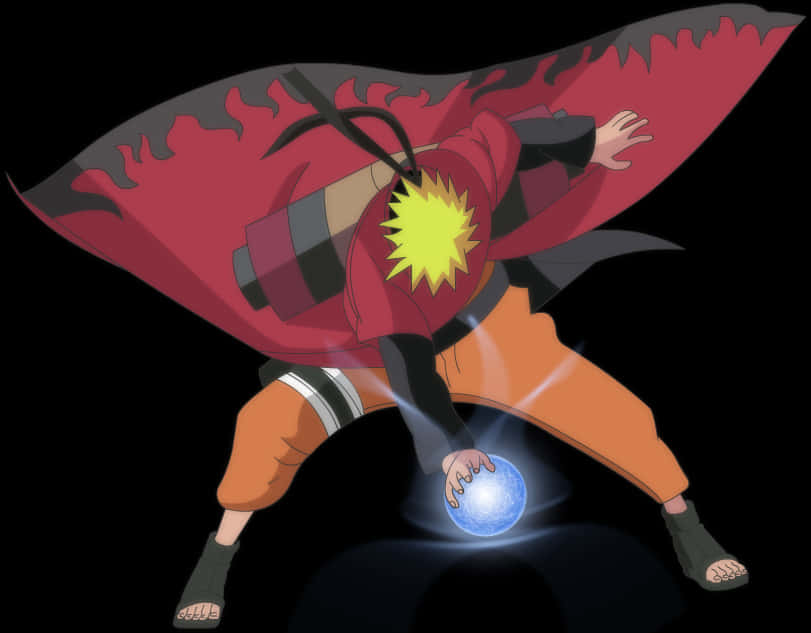 Naruto Rasengan Chakra Cloak PNG