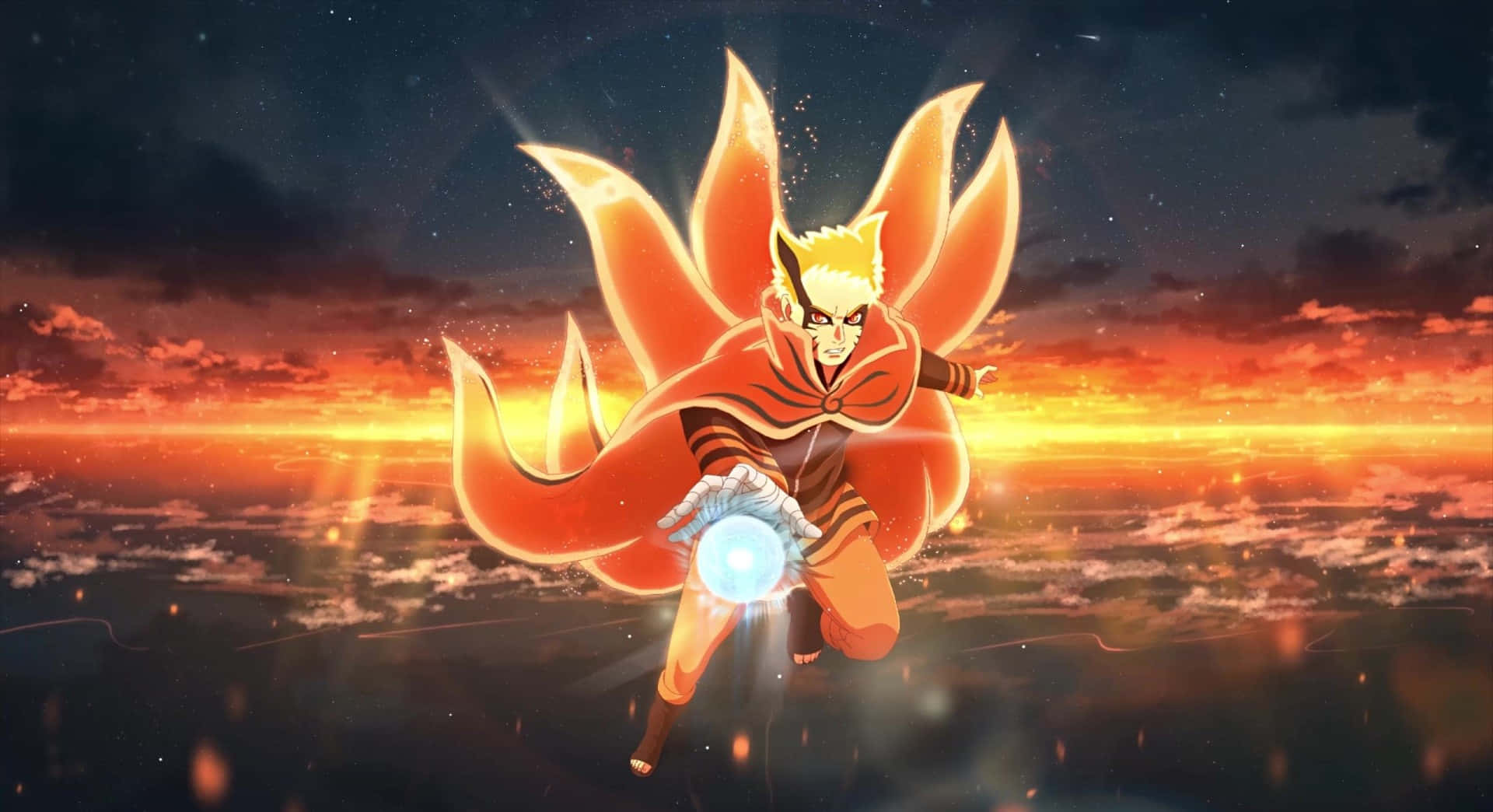 “Naruto unleashing the power of the Rasengan!” Wallpaper