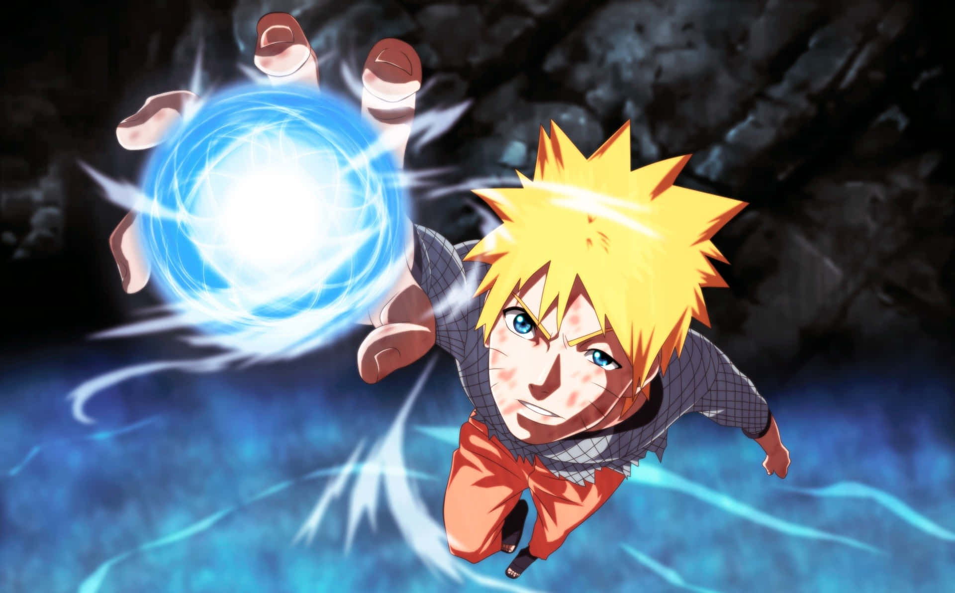 Naruto Rasengan Kracht Versterking Achtergrond