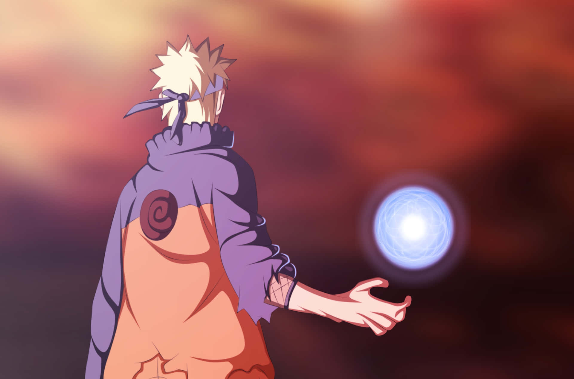Naruto Rasengan Training Backdrop Wallpaper