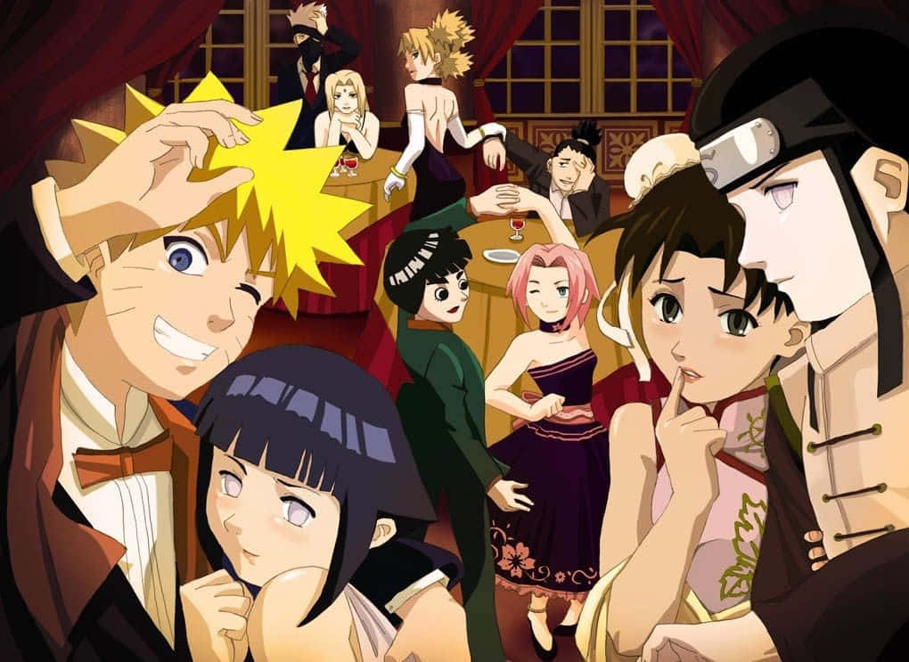 The Bonds of Friendship - Naruto and his friends pose together. Wallpaper
