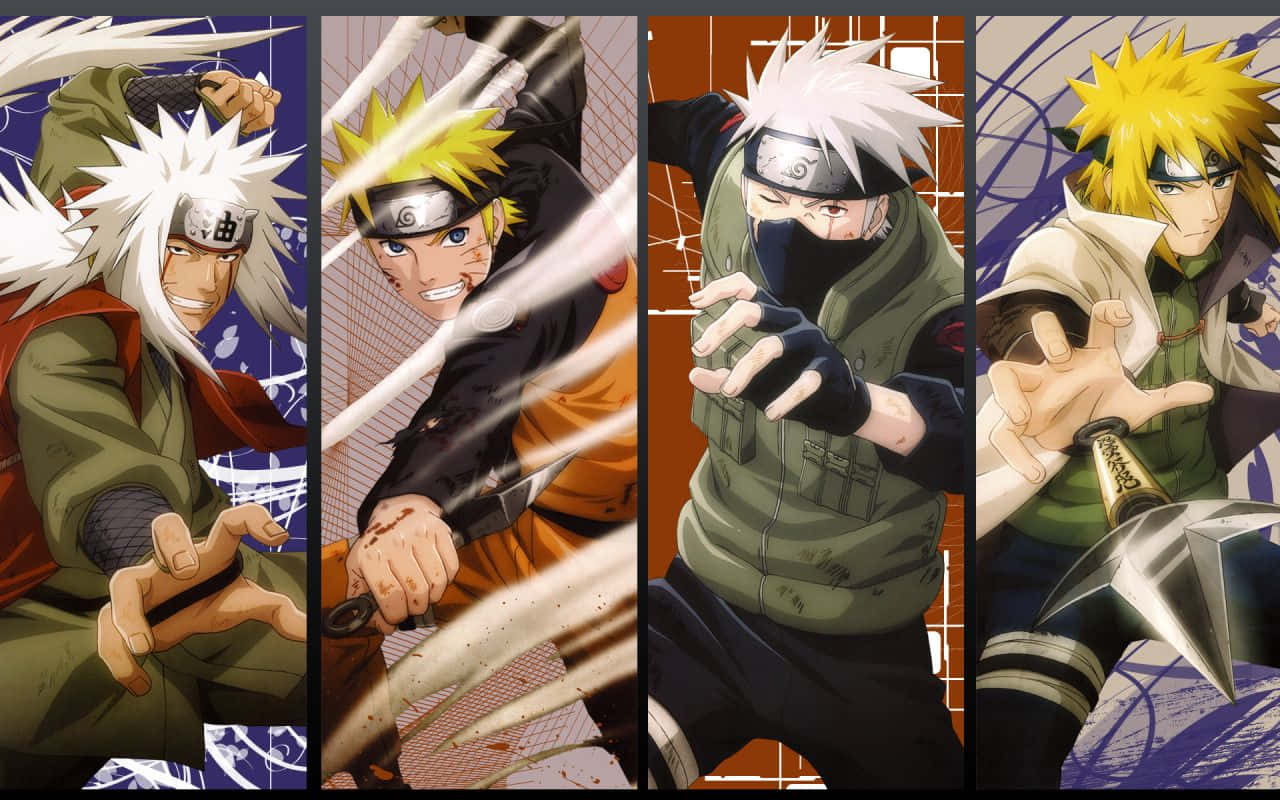Naruto and Sasuke - Powerful Friendship Wallpaper