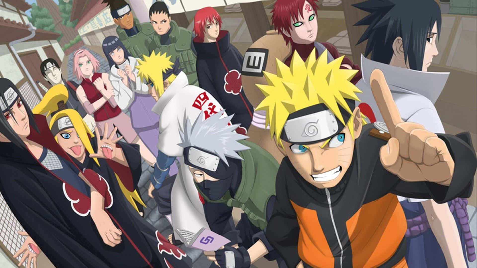 The Power of Friendship in the Naruto Universe Wallpaper