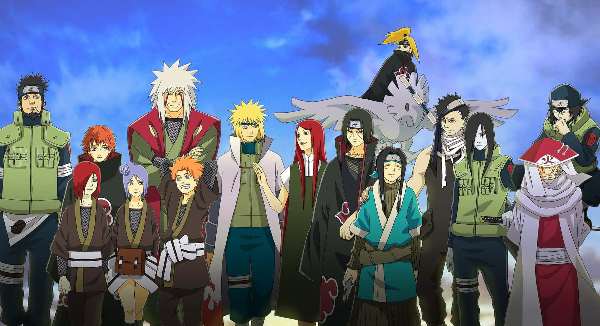 Naruto and Friends: Alliance of Friendship Wallpaper
