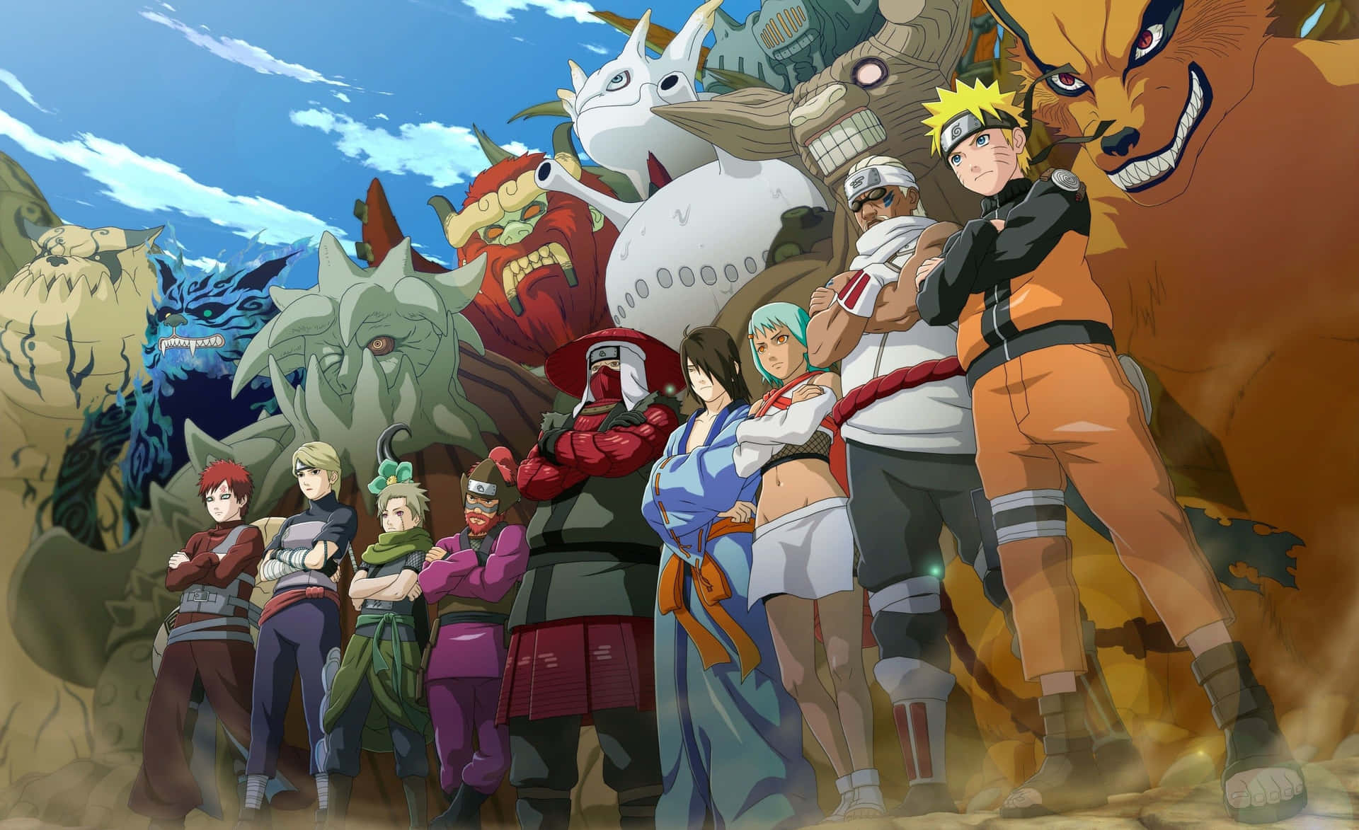 Naruto and Sasuke - The Bond of Friendship Wallpaper