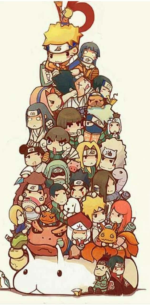 Naruto's Close Friend in Action Wallpaper