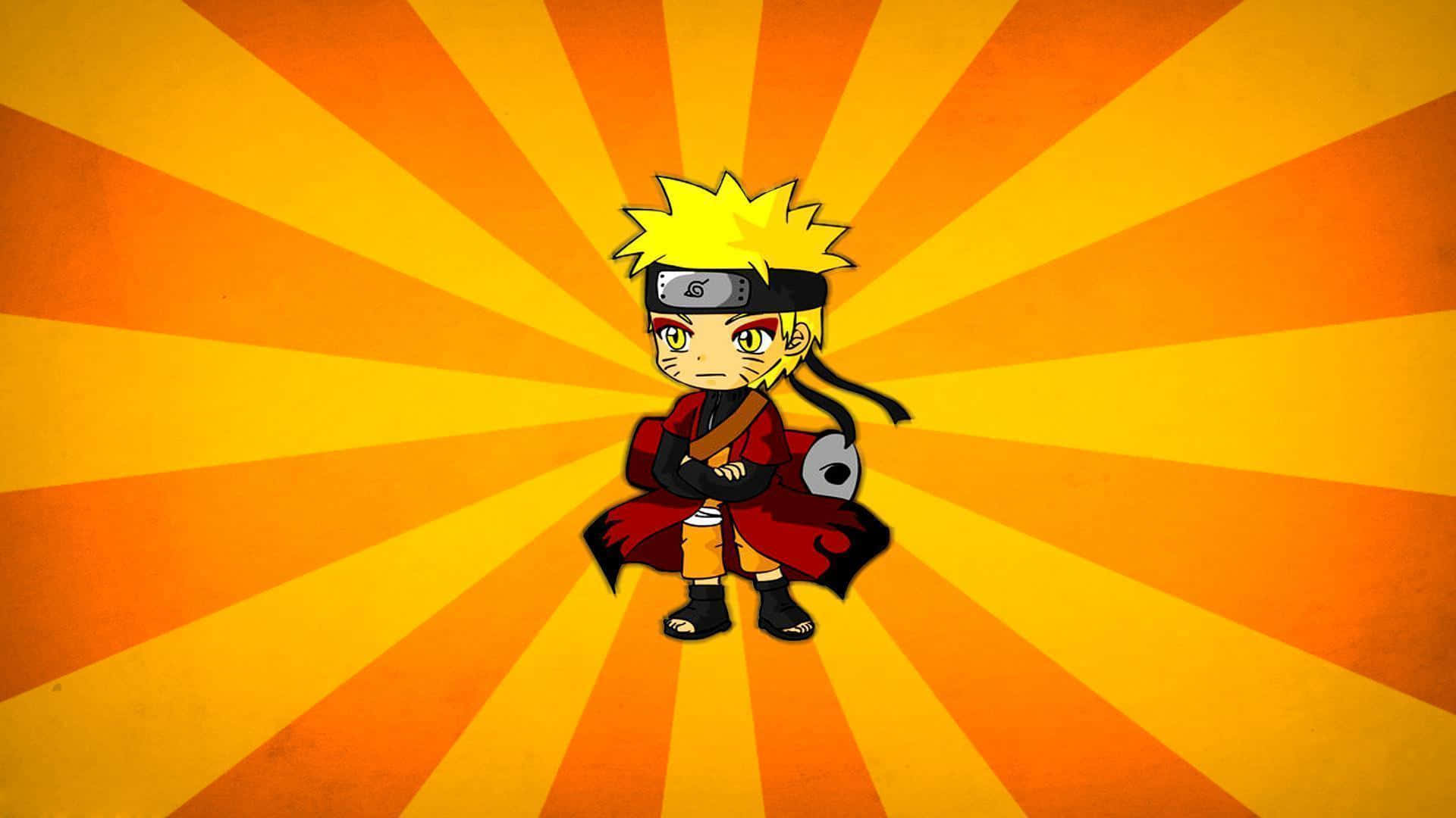 Naruto Uzumaki in powerful Sage Mode Wallpaper