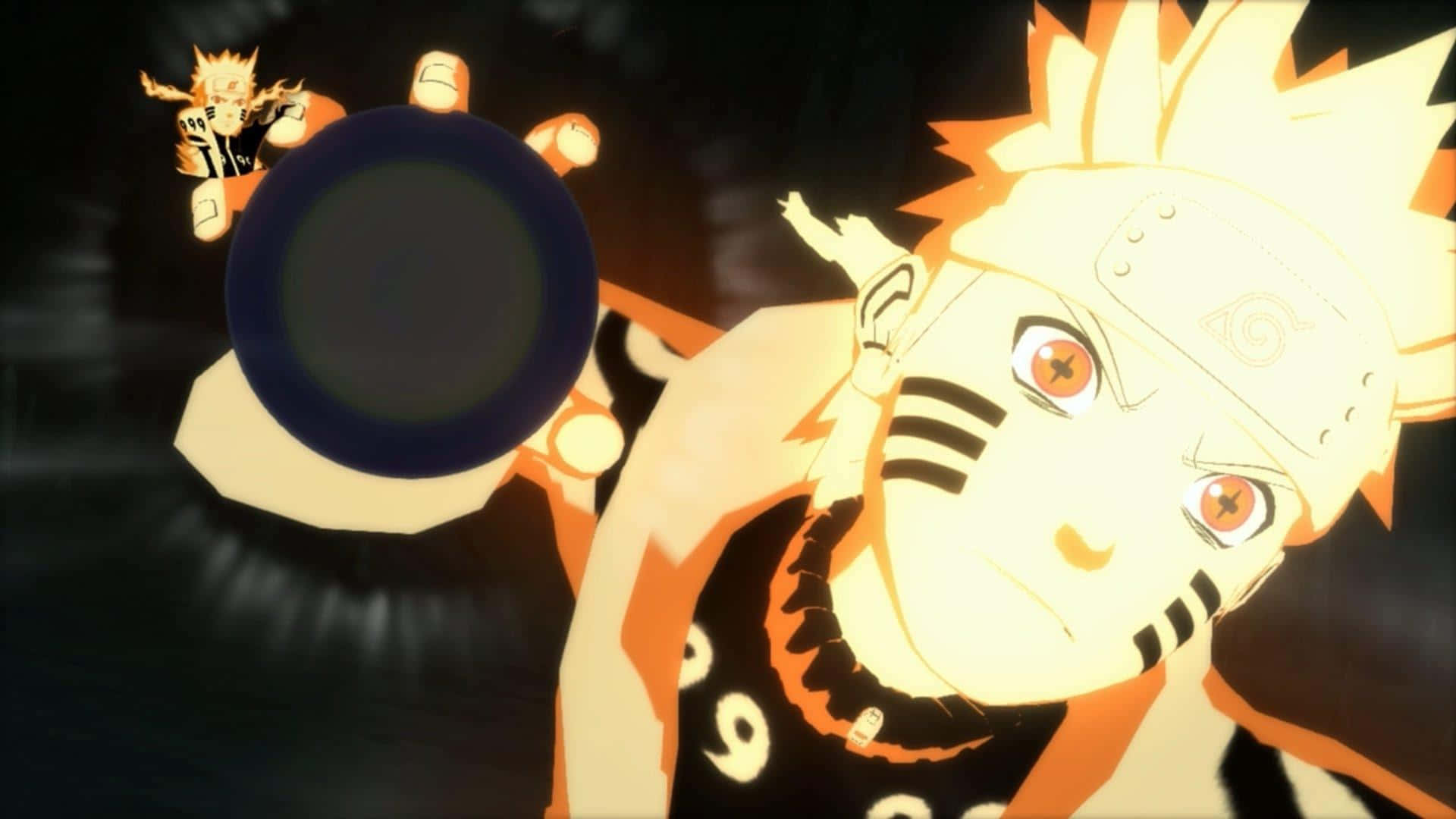 Naruto Uzumaki in his powerful Sage Mode, ready for battle| Wallpaper