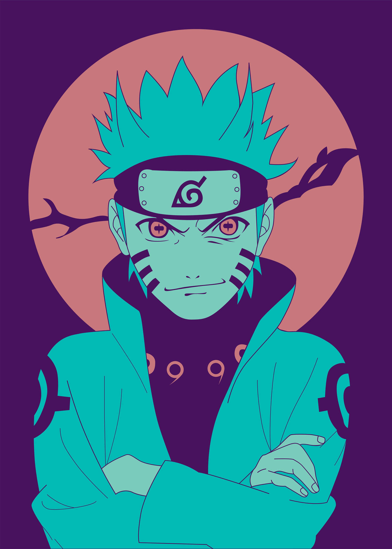 Naruto Sage Mode Poster Wallpaper