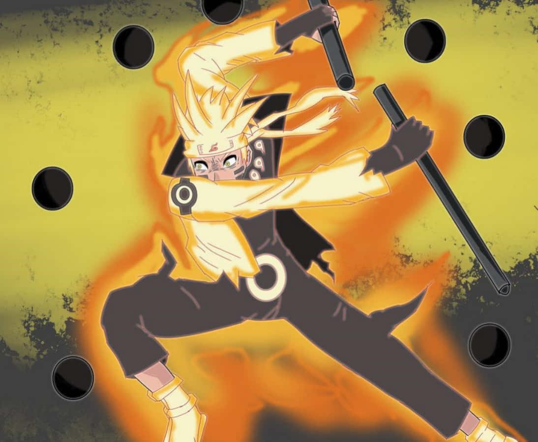 Naruto Uzumaki, The Sage Of Six Paths, Summoning His Sharingan. Wallpaper