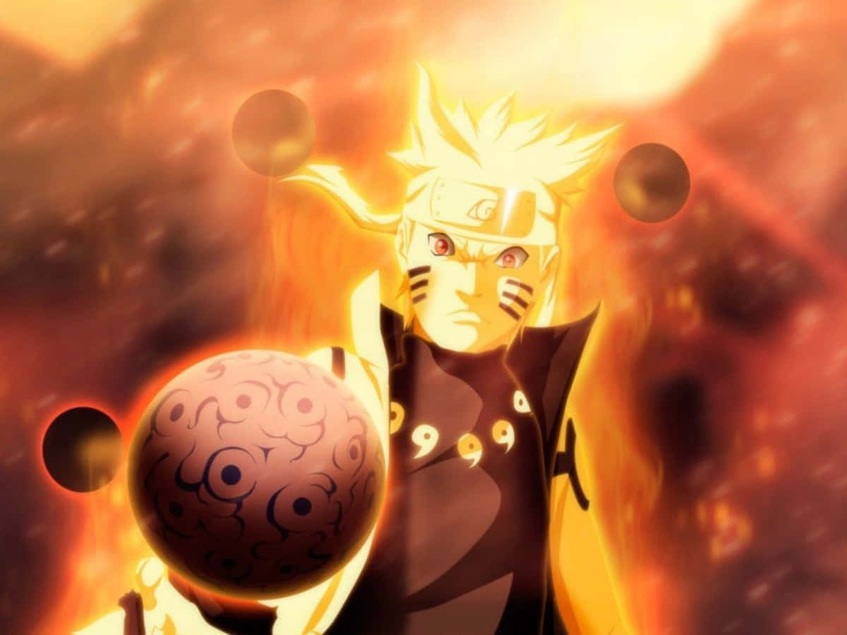 "The Sage of Six Paths, Naruto, Unleashed His True Power" Wallpaper