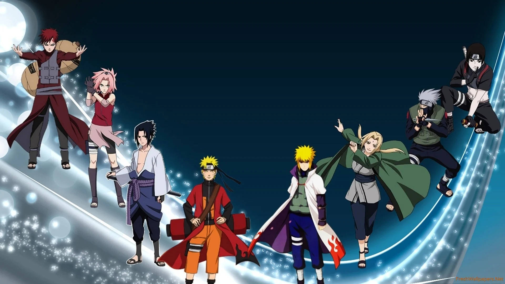 Naruto Shippuden All Characters Fan Favorites Background