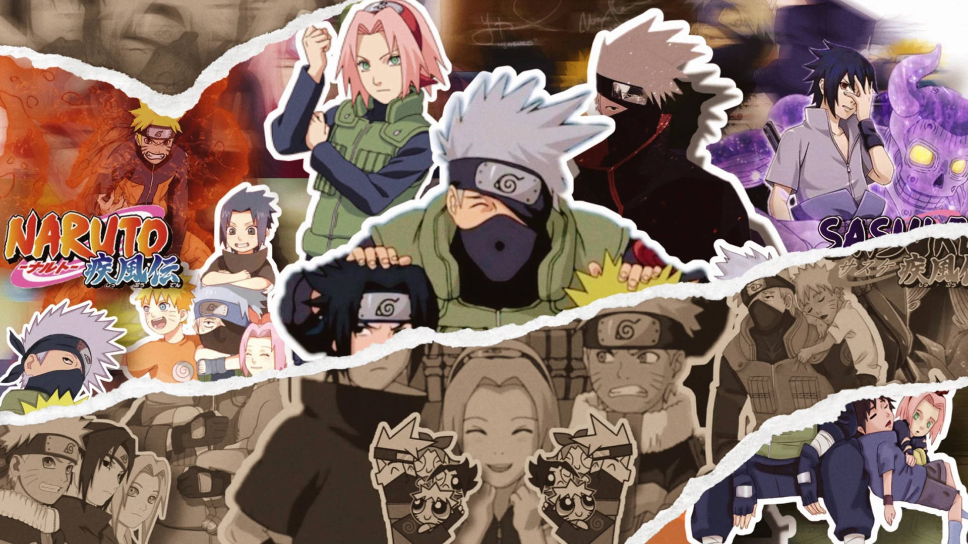 Naruto Shippuden All Characters Past And Present Background