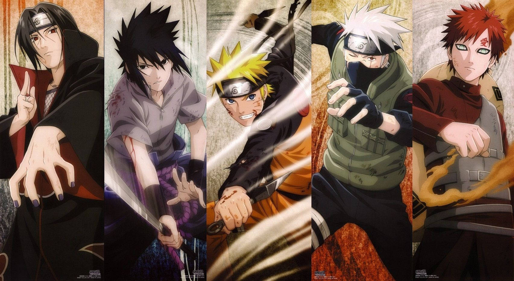Naruto Shippuden legendary characters Wallpaper