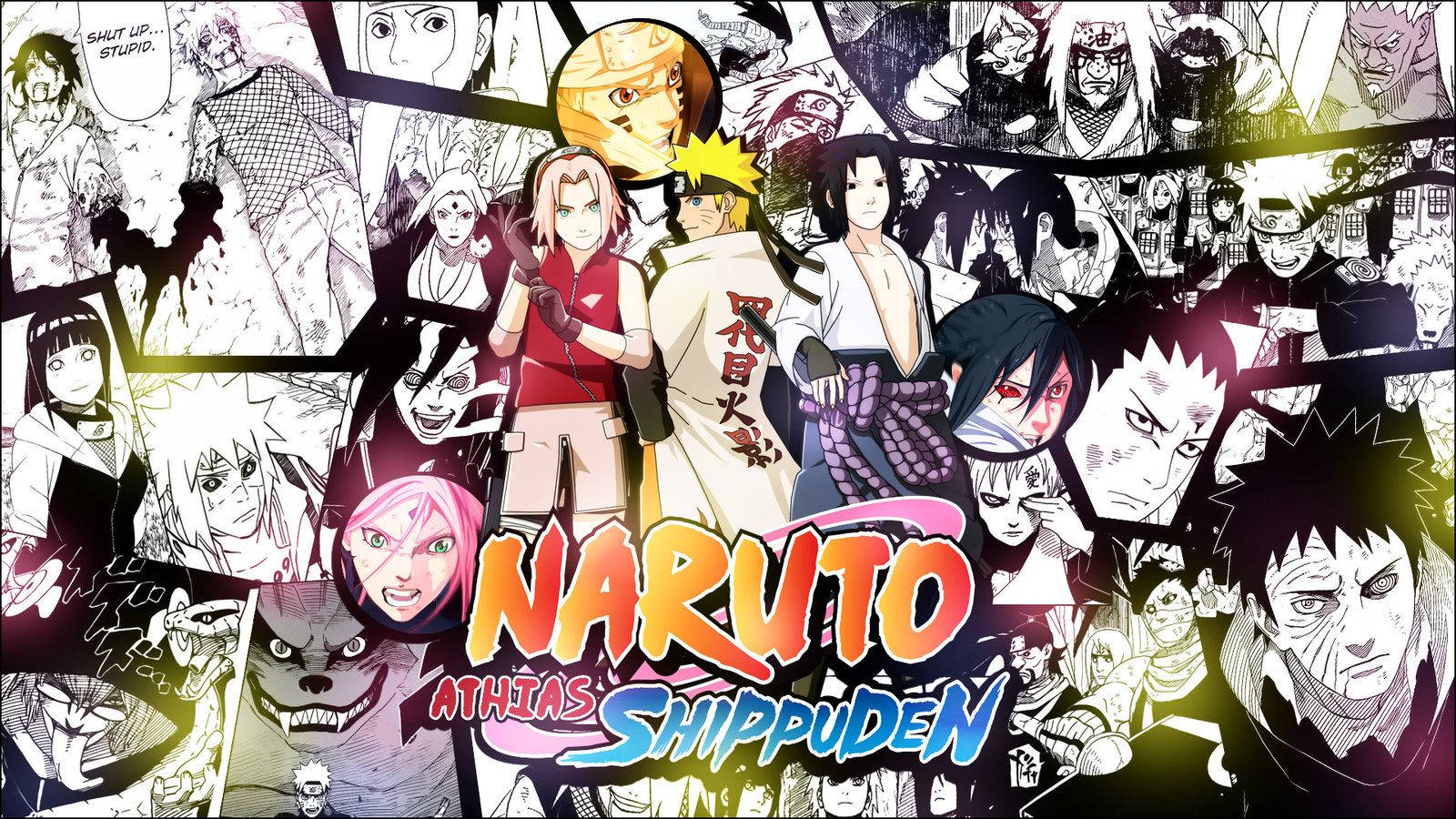 Naruto Uzumaki from the Naruto Shippuden Manga Wallpaper