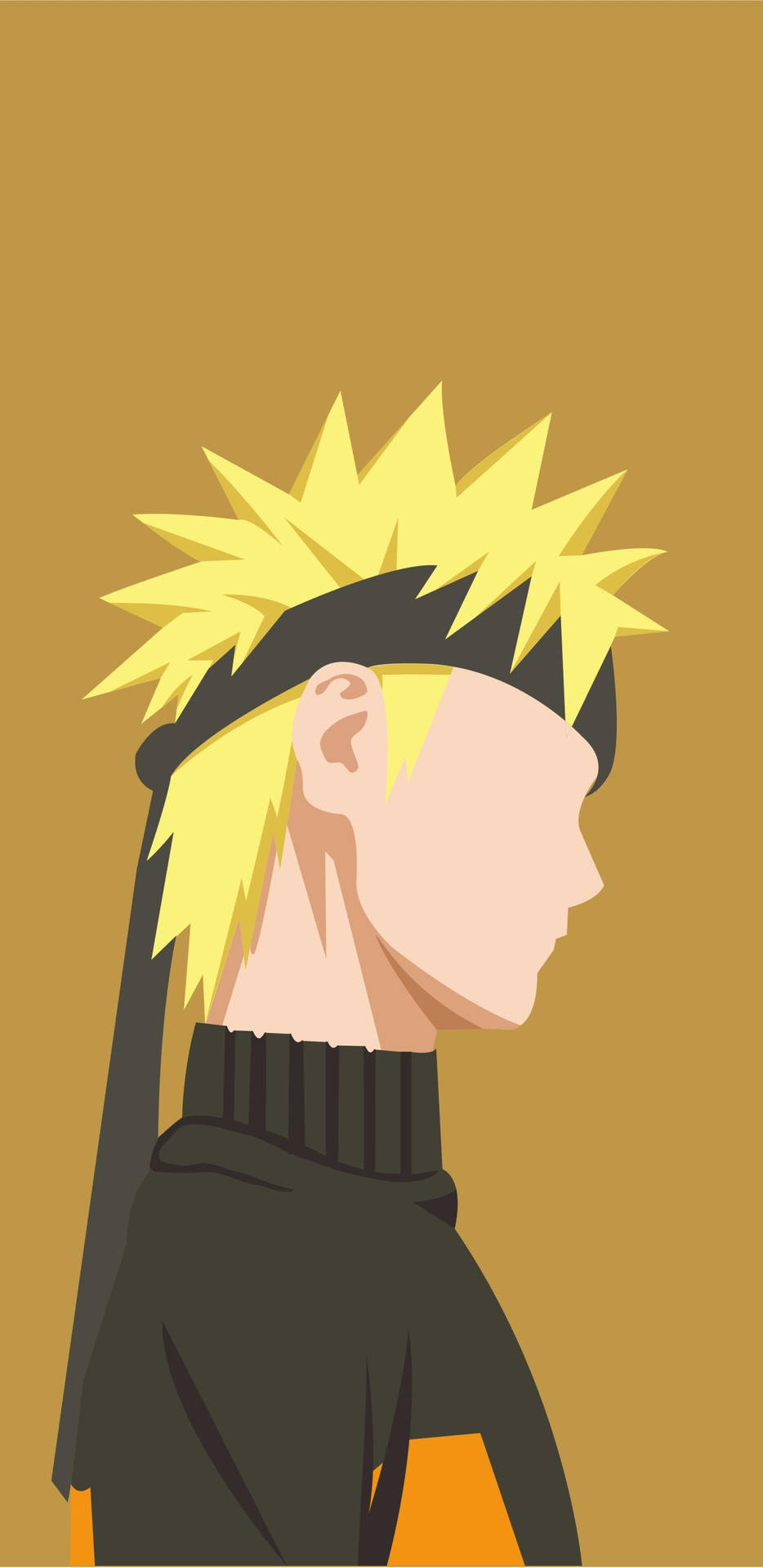 Naruto Side Profile IPhone Art Wallpaper