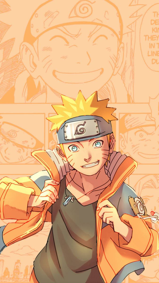 Naruto Smile Orange Wallpaper