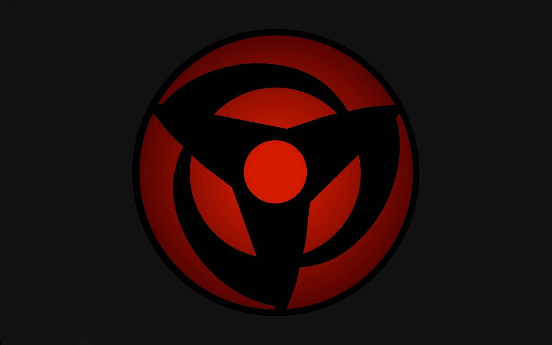 Símbolodo Naruto Com Círculo Vermelho. Papel de Parede