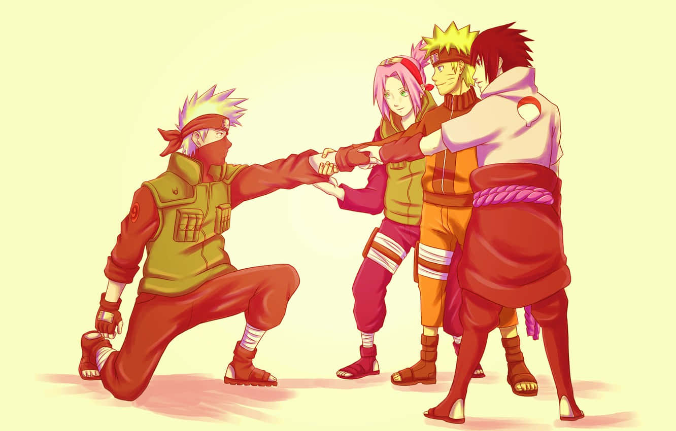 Team7 Der Naruto-serie Wallpaper
