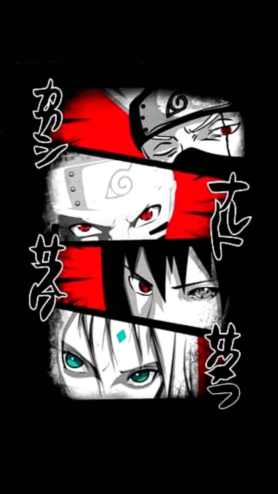 Naruto Team 7 Eyes Iphone Picture