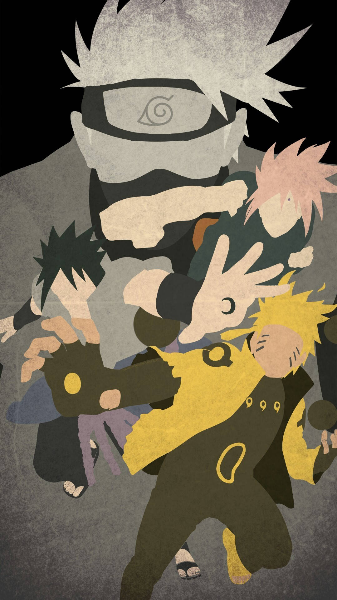 Naruto Team 7 IPhone Wallpaper