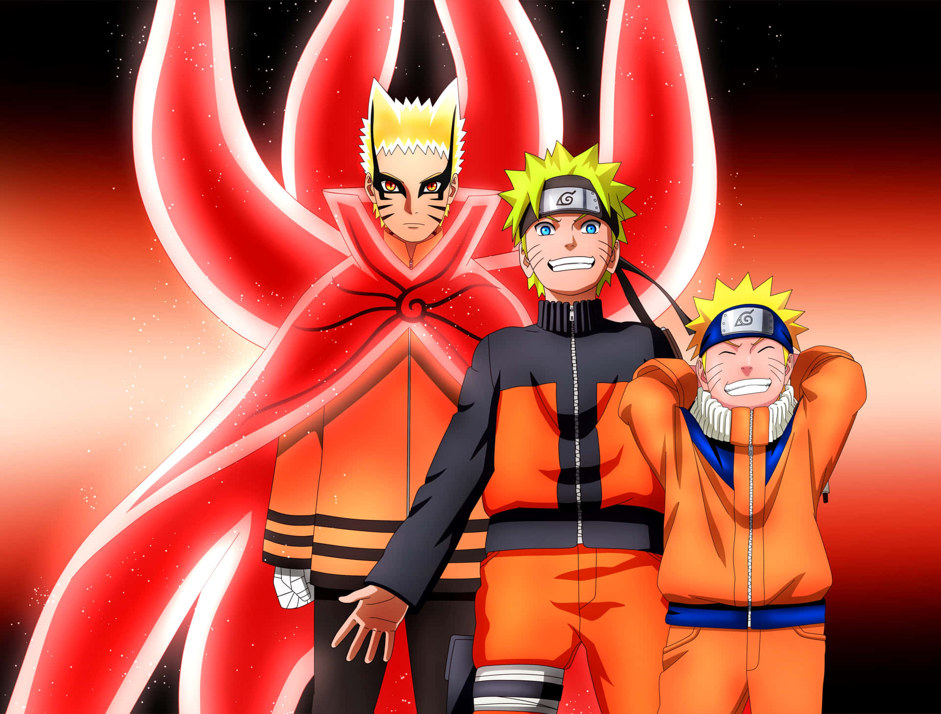 Naruto Three Generations Art Wallpaper