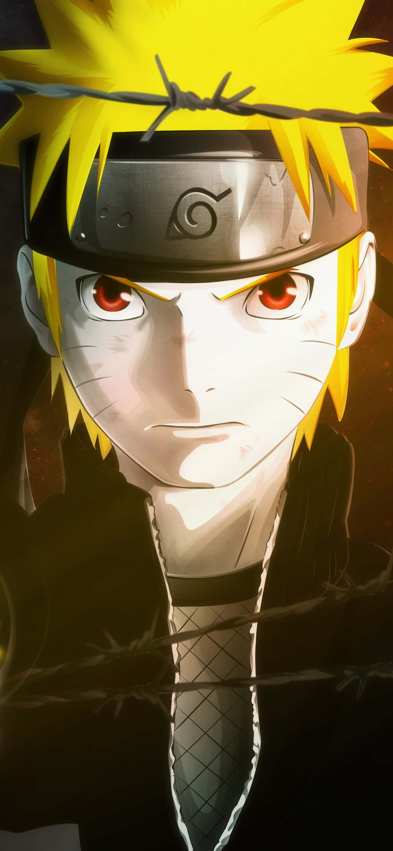Naruto Uzumaki,a Powerful Ninja With The Will Of Fire Wallpaper