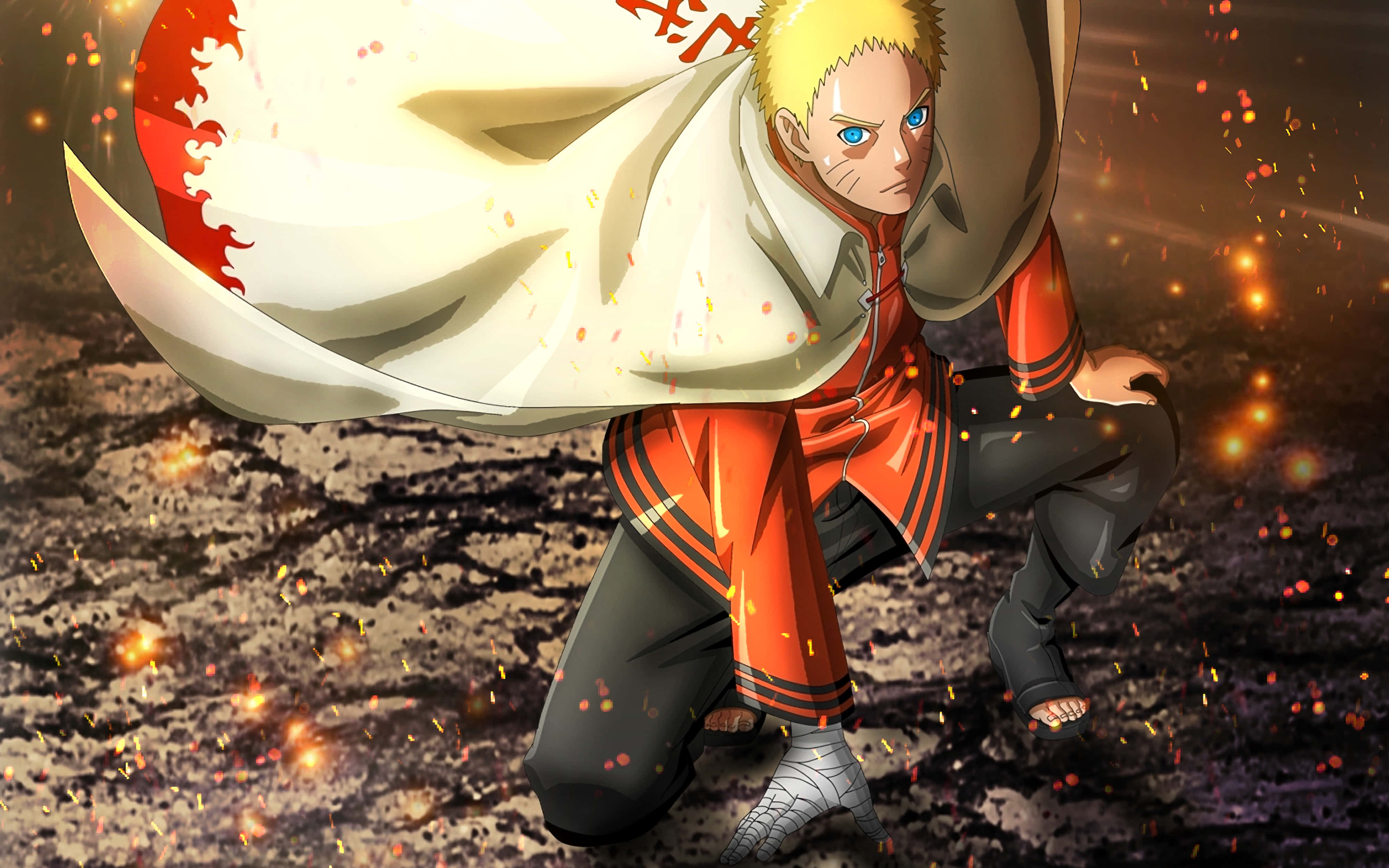 Narutouzumaki, Den Elskede Hovedperson I Den Populære Manga-serie Wallpaper