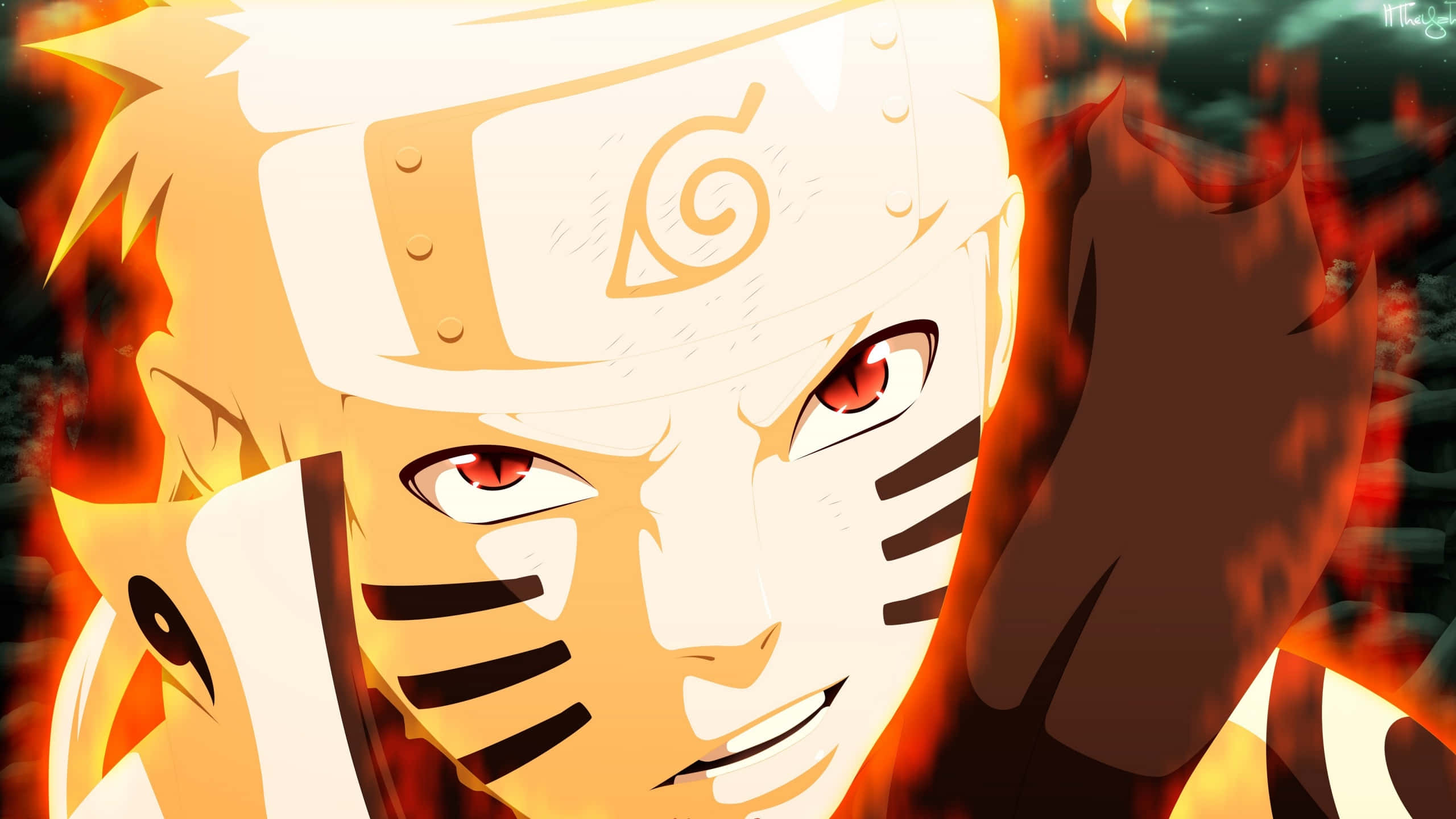 Naruto Uzumaki, The Beloved Hero Of The Popular Animation Series. Wallpaper