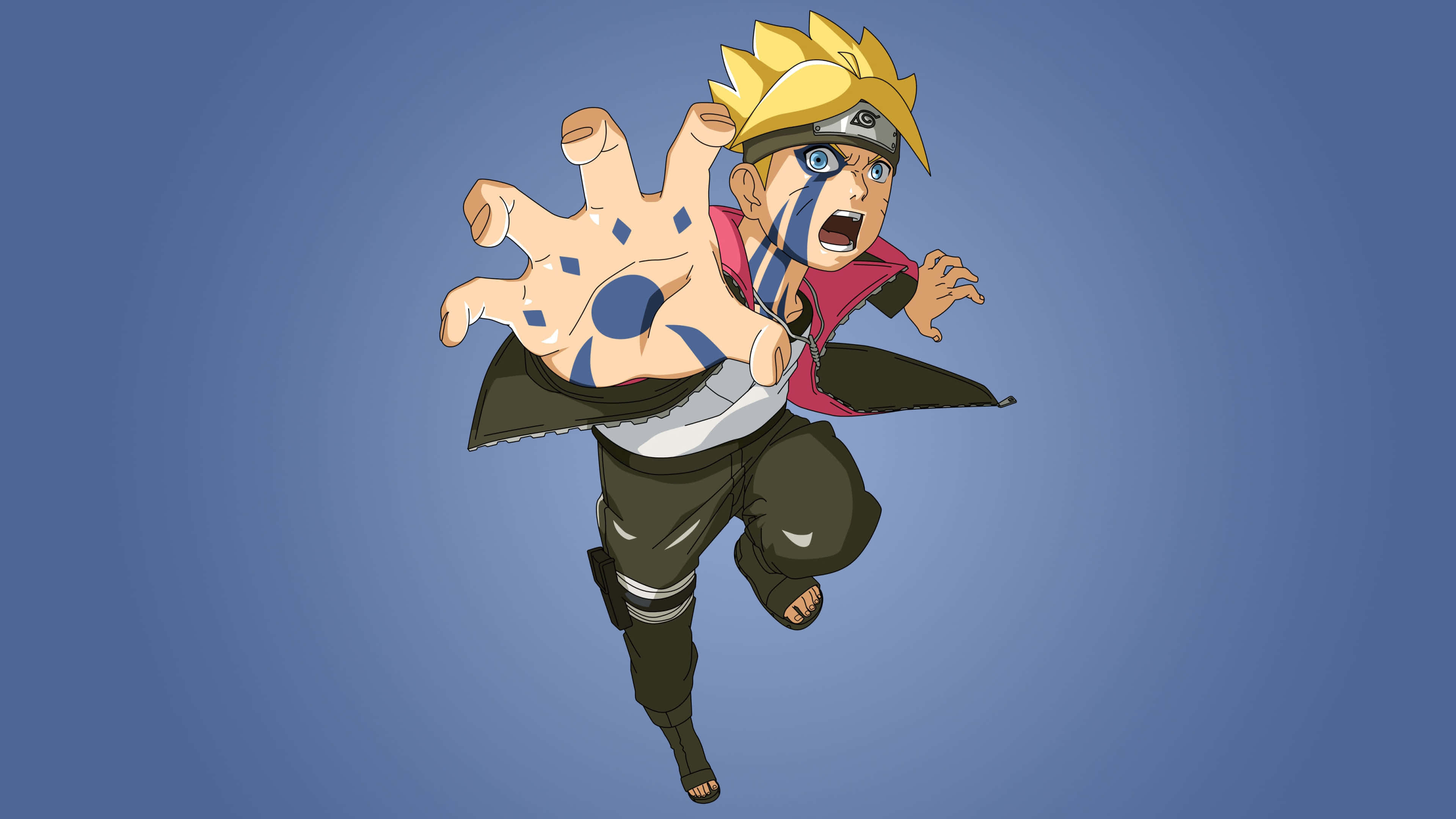"ready To Take On Any Challenge, The Fearless Naruto Uzumaki Is Ready To Face Any Foe." Wallpaper