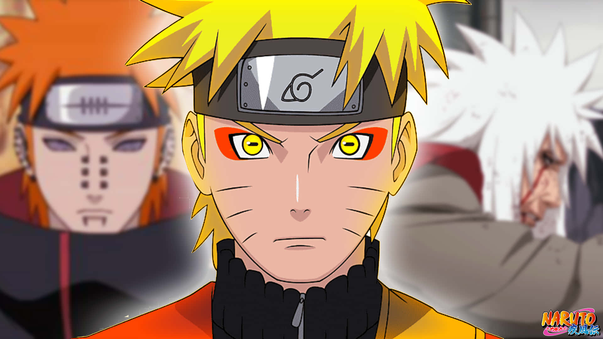 Udøv En Mægtig Pose Som Naruto Uzumaki Wallpaper