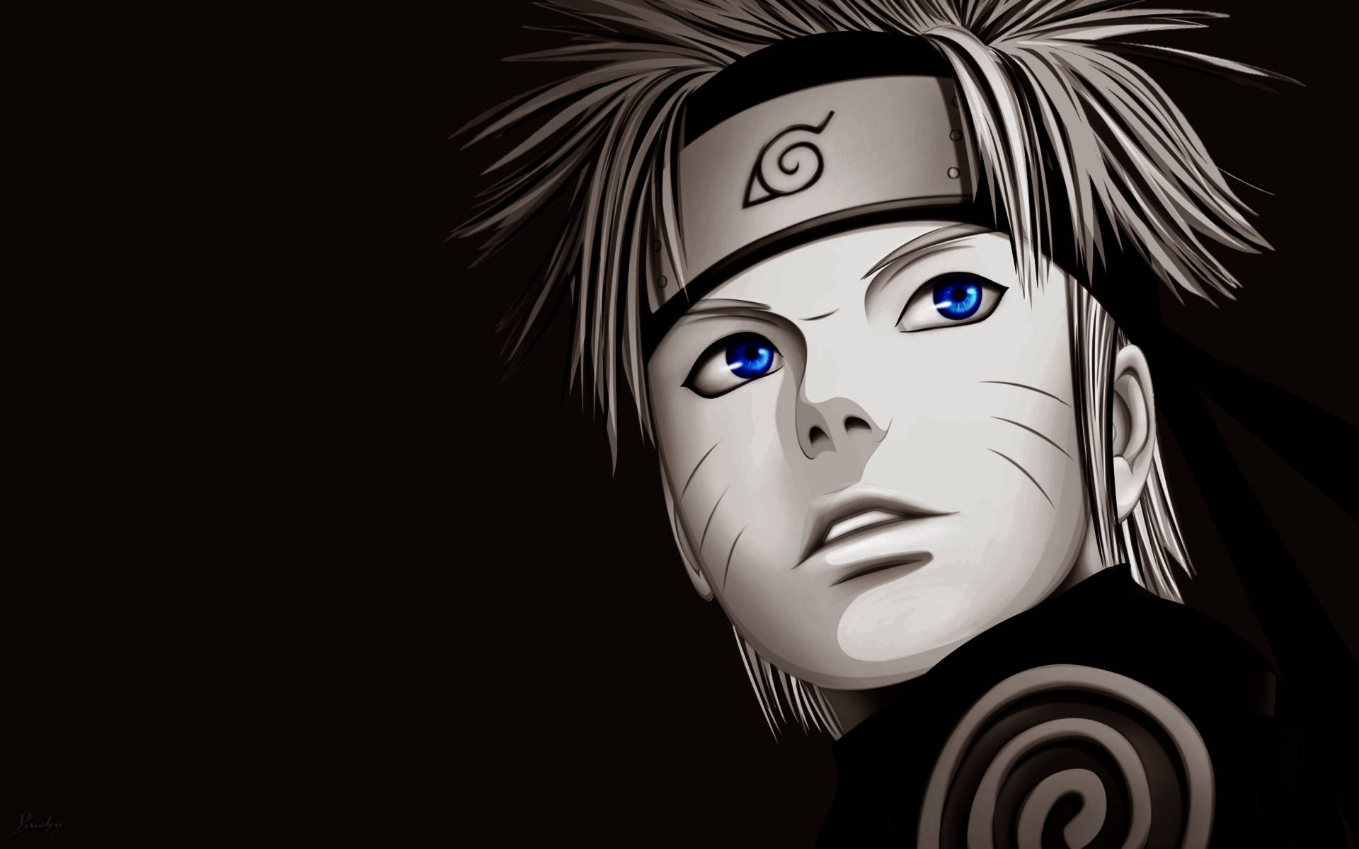 Naruto Uzumaki Blue Eyes Wallpaper