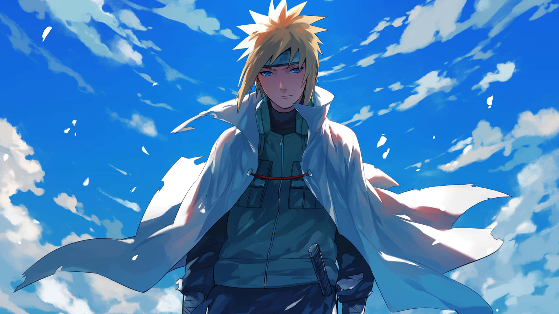 Naruto Uzumaki Blue Sky Wallpaper