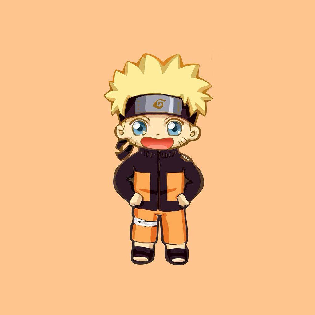 Naruto Uzumaki Clan Chibi Art Tapet: Et anime-inspireret tegneserietapet af Naruto Uzumaki-slægten. Wallpaper