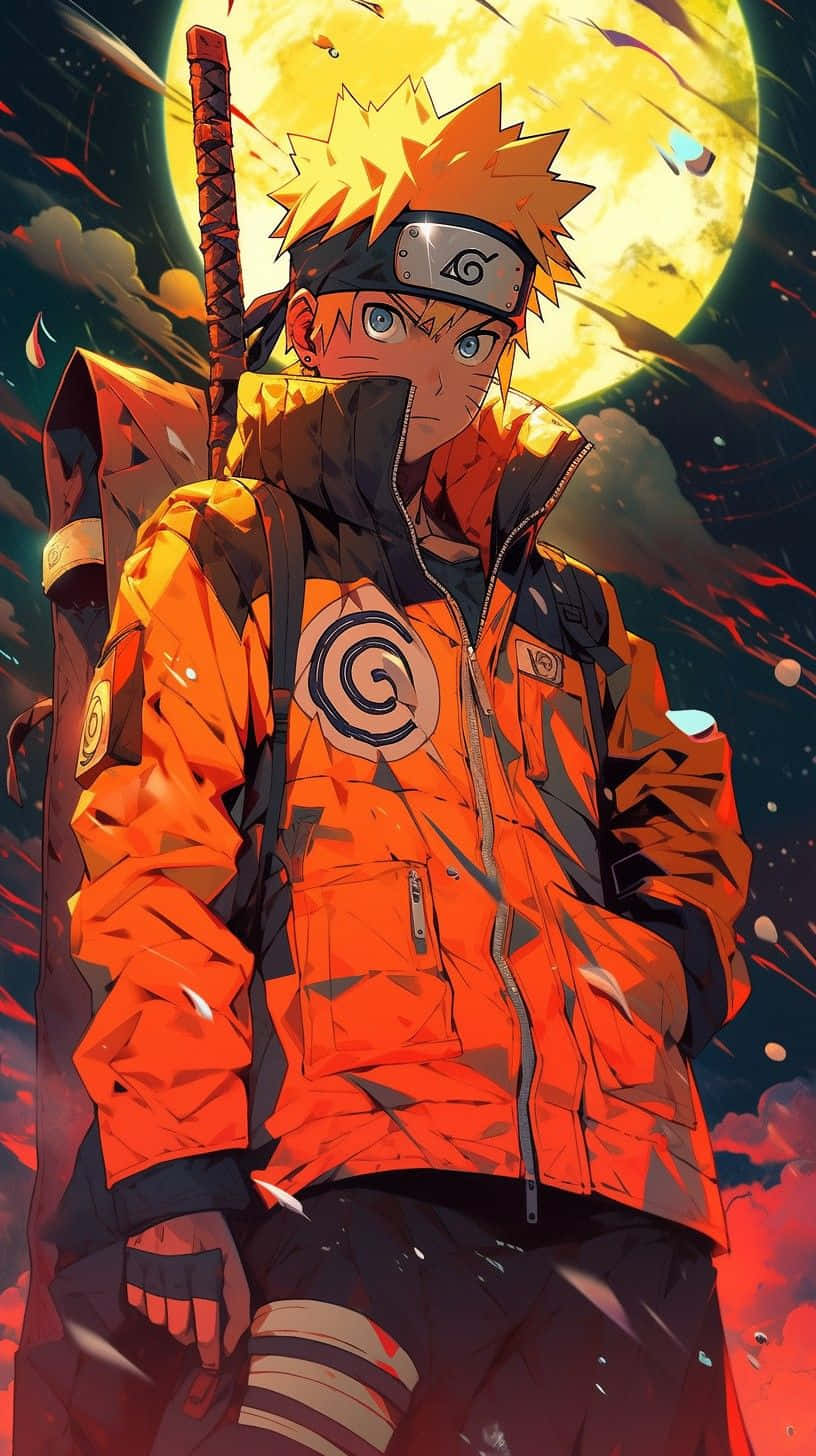 Naruto Uzumaki Epic Stance Wallpaper