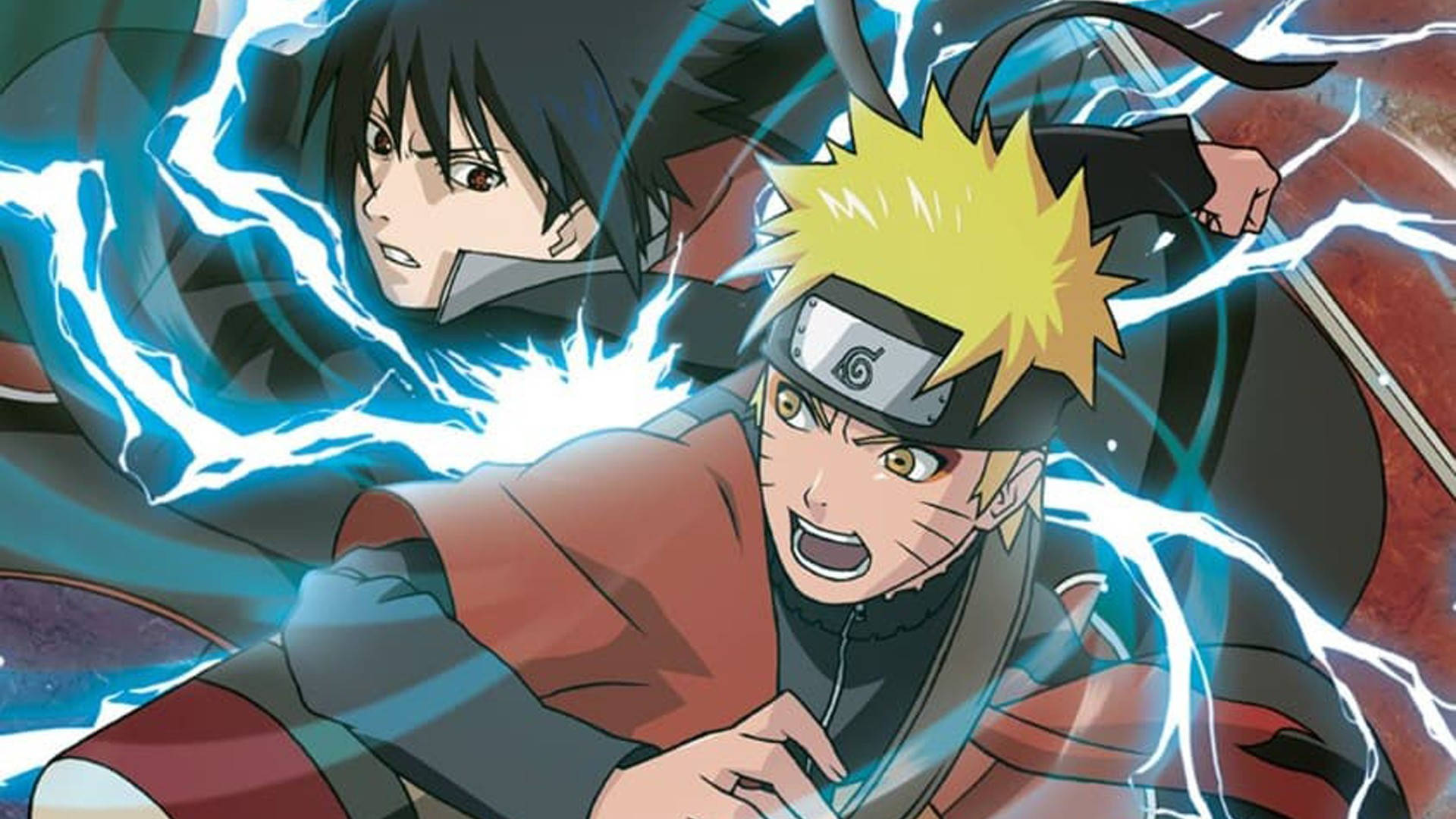 Naruto Uzumaki Fighting Sasuke Wallpaper
