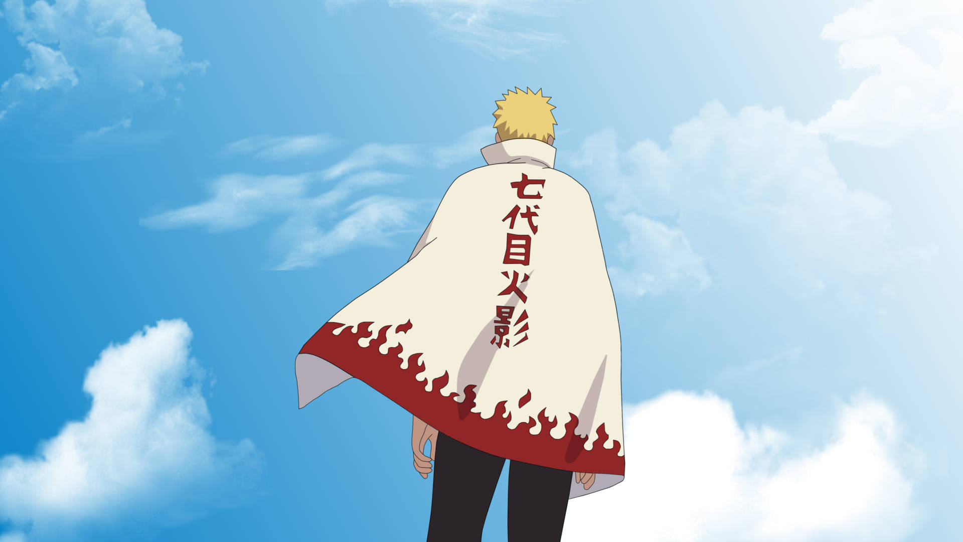 Anime Di Naruto Uzumaki Hokage Sfondo