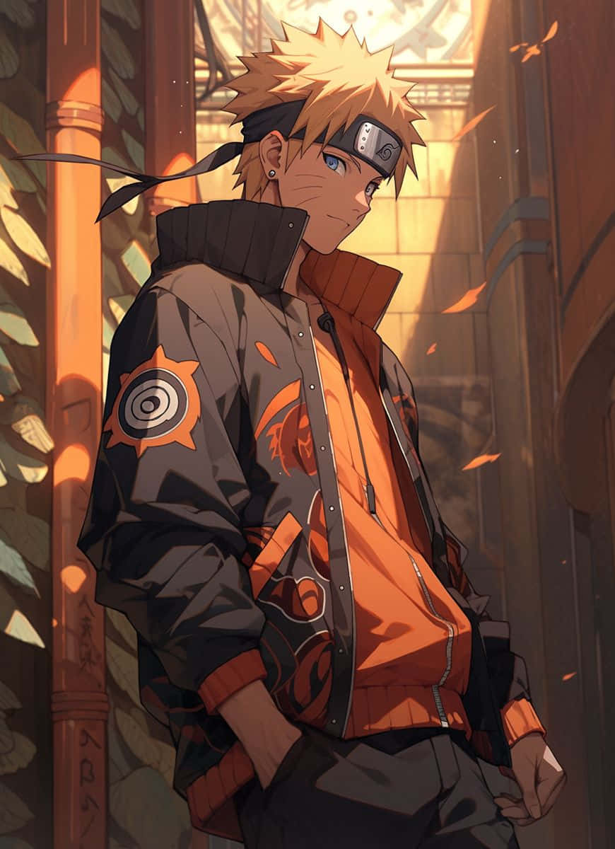 Download Naruto_ Uzumaki_ Modern_ Style_ Artwork Wallpaper | Wallpapers.com