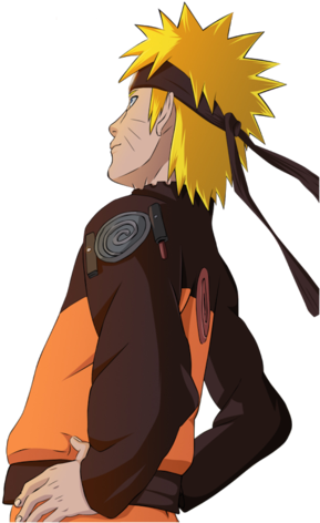 Naruto Uzumaki Profile Pose PNG