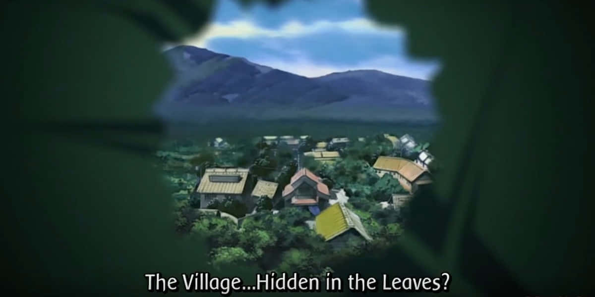 Serene Naruto Village Scene Wallpaper