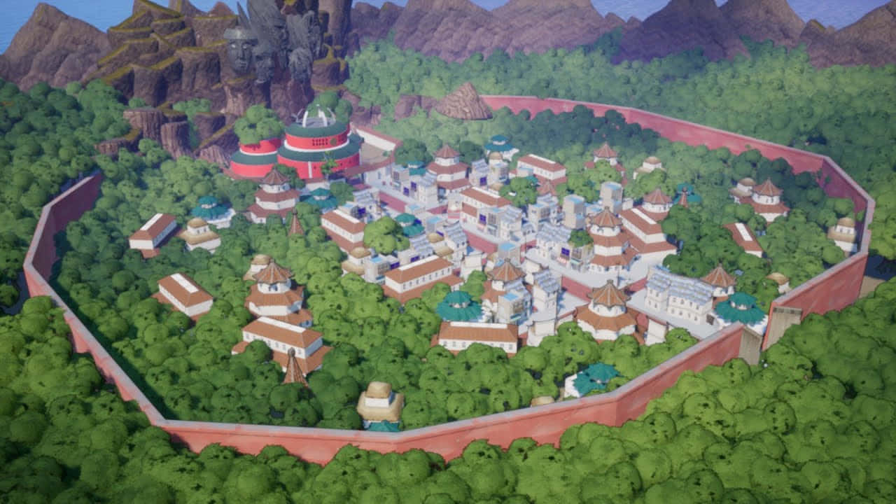 Narutovillage - Hogar De Los Shinobis De La Hoja Oculta Fondo de pantalla