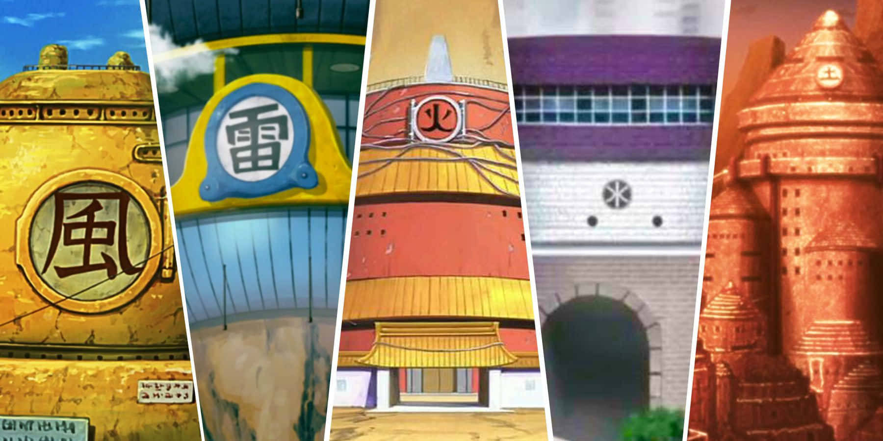 Naruto Village Scenic View Wallpaper