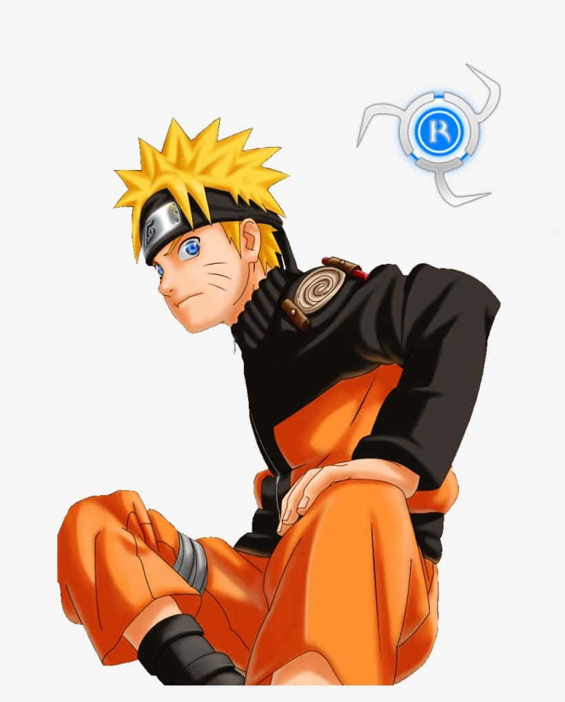 A Spirited Look - Naruto in White Wallpaper