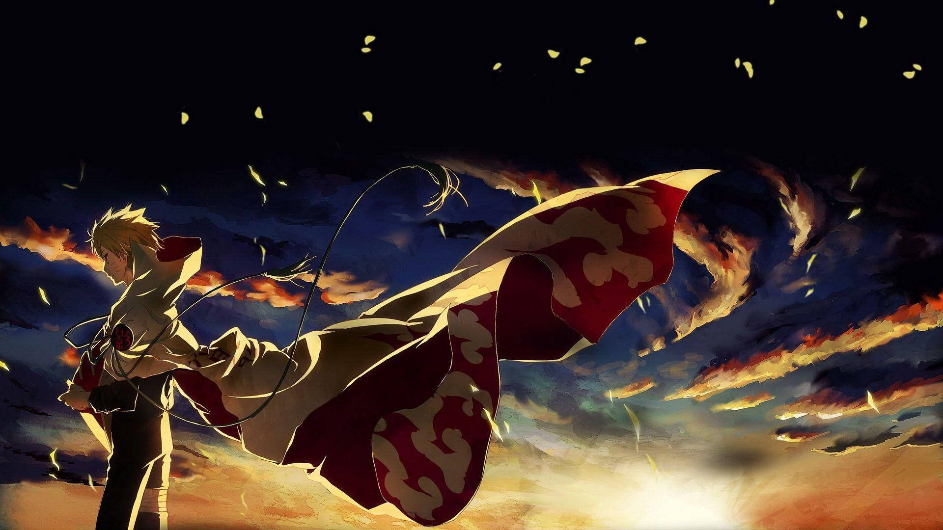 Naruto With Sunset Cool Anime Picture