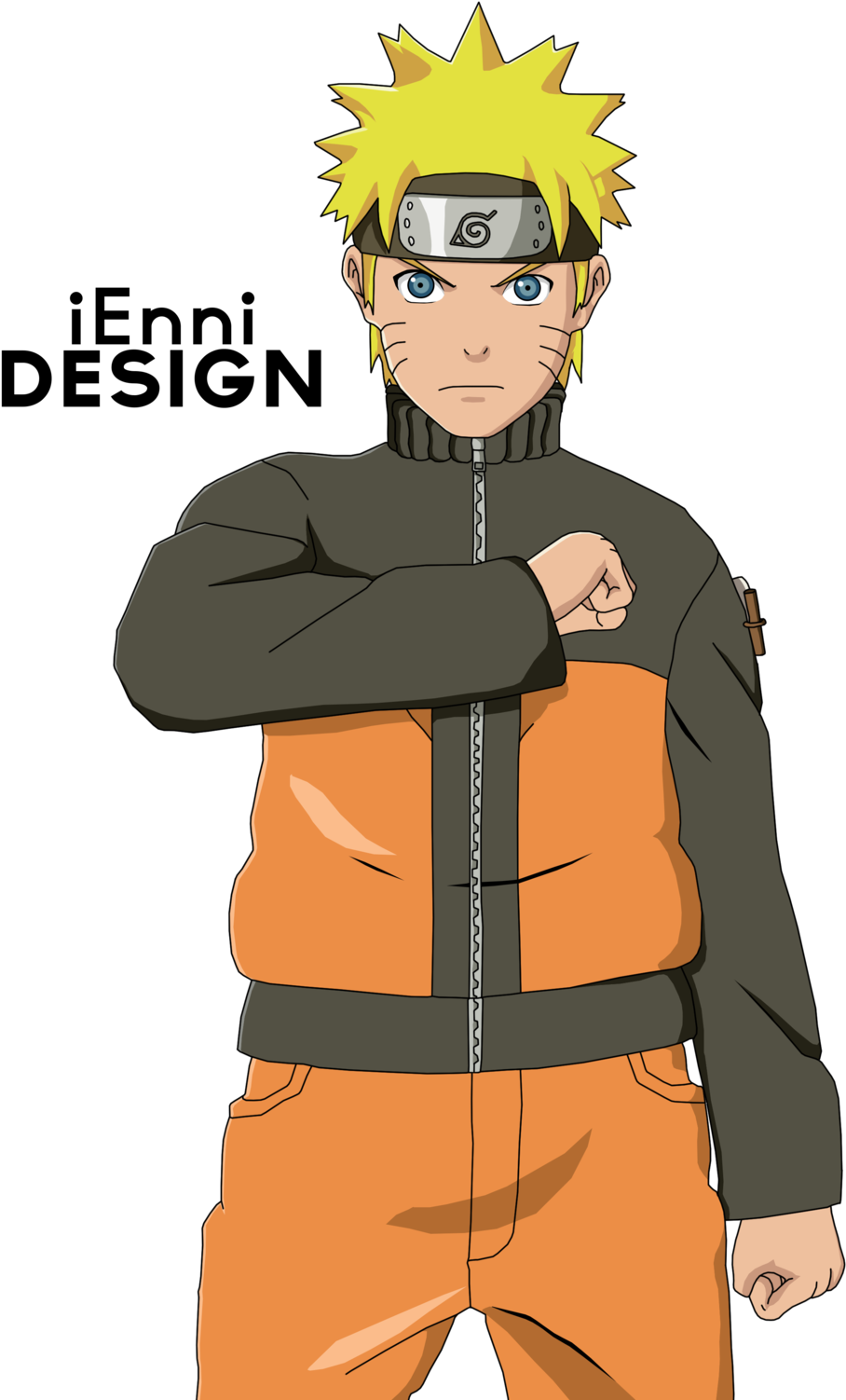 Naruto_ Uzumaki_ Standing_ Pose PNG