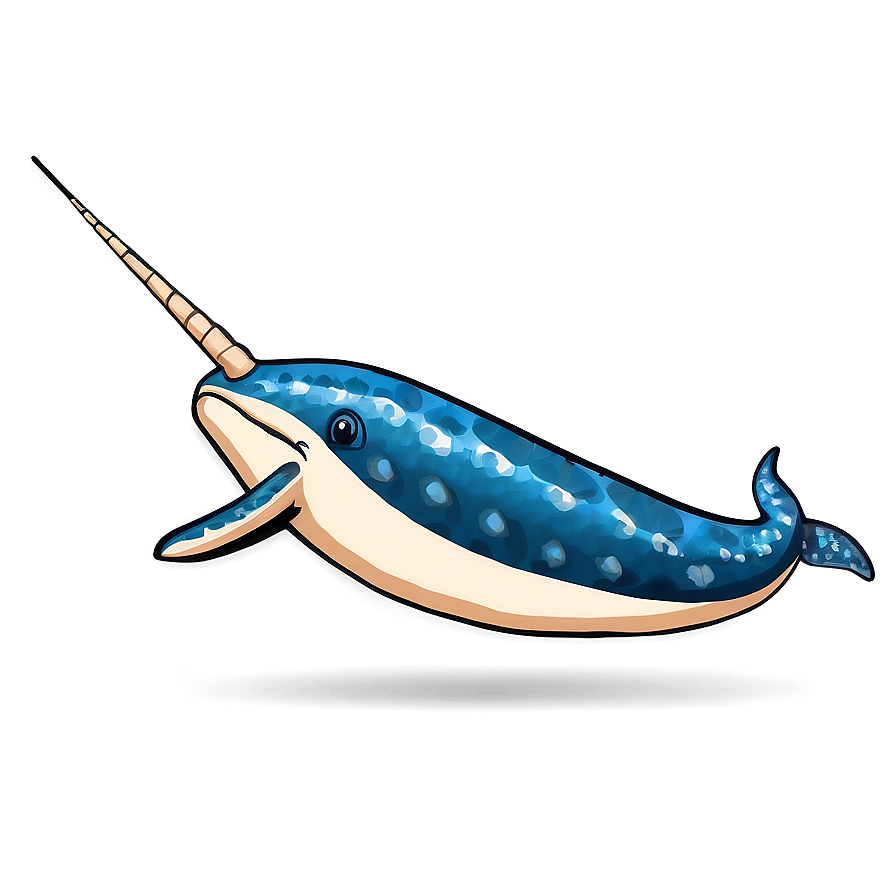 Narwhal In Coral Reef Png Oek66 PNG