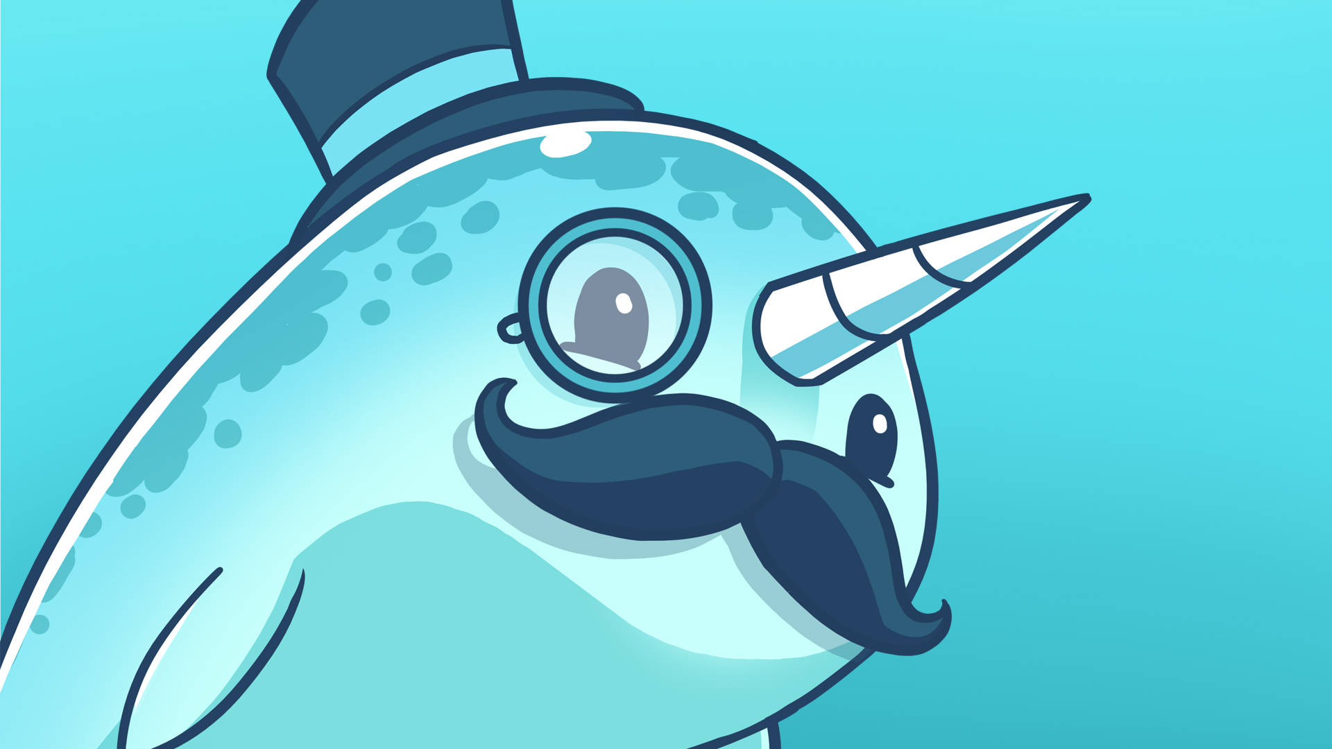 Narwhal Wearing Monocle