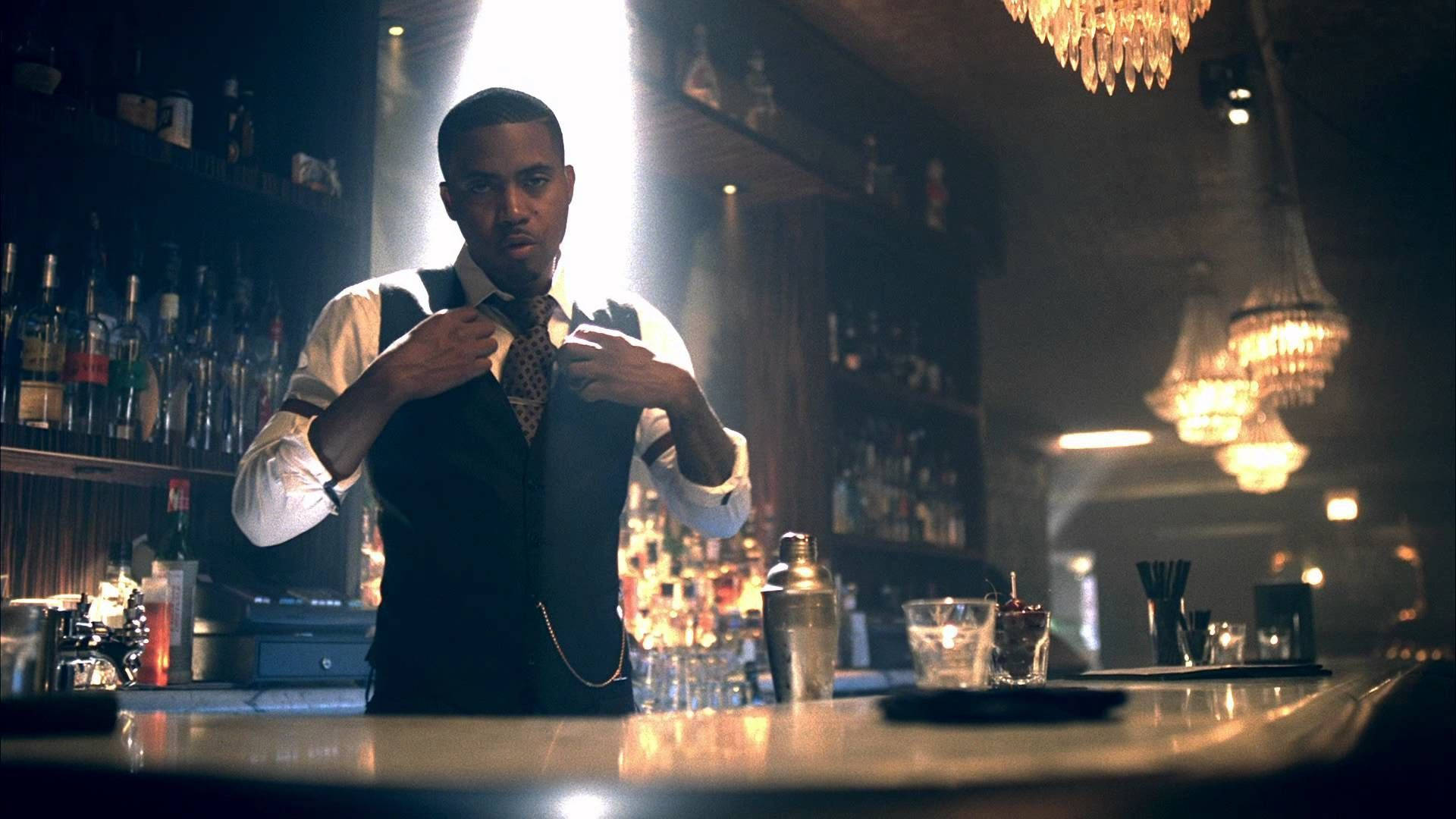 Nas As Bartender In Cherry Wine Video Wallpaper